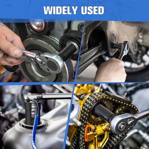 7-Piece O2 Oxygen Sensor Socket and Thread Chaser Set, 3/8" & 1/2" Drive for 1-1/16", 7/8", 27mm, 22mm – for O2, Oil Pressure, Vacuum & Thermal Sensor Removal, CR-MO Steel - size: 7-Piece