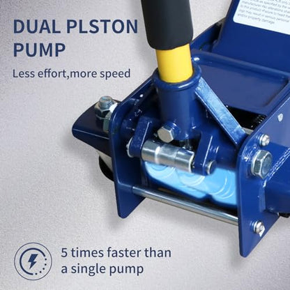 AAIN Heavy Duty 3-Ton Floor Jack - color: Blue, style: 3 ton