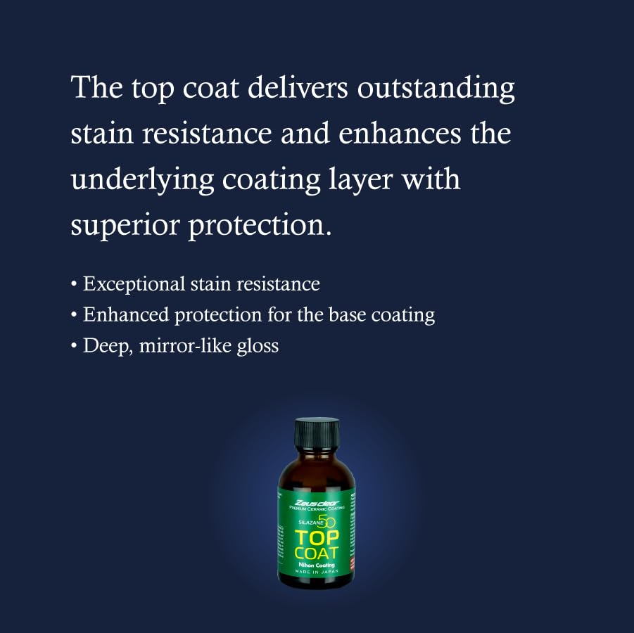 [Two-Coat | 5 Years | 9H] DIY Ceramic Coating SILAZANE50 COMPLETE KIT | For Cars,High-Gloss Paint Protection,Extreme Hydrophobic,UV & Chemical Resistance,For Paint,Glass,Wheels,Trim,Matte Safe