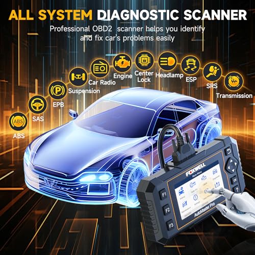 2026 FOXWELL NT624 Elite OBD2 Scanner, All-System 8 Resets Code Reader | Upgraded from NT614, ABS Bleeding, EPB, Oil, Battery Registration, SAS, Throttle, Injector & DPF Scan Tool for DIY Mechanics