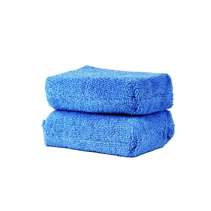 ExoForma Premium Microfiber Applicator Pad - Car Cleaning Supplies - Versatile Microfiber Sponge for Cars - Microfiber Applicator Pad for Car