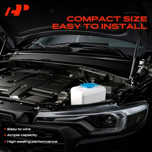 A-Premium Universal Windshield Washer Pump Fluid Reservoir Tank Bottle Kit with Jet Button Switch, 12V Washer Fluid Car Windshield Pump for ATV UTV