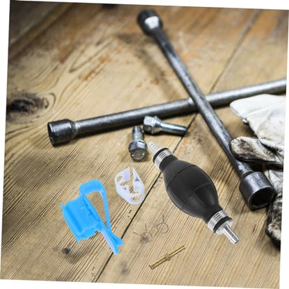 LIFKOME 1 Set Hand Fuel Pump Siphon Hose Kit for Precise Liquid Transfer Durable Construction for Cars Motorcycles Boats Effortless Operation