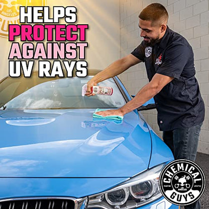 Chemical Guys, Speed Wipe Quick Detailer Spray, High Gloss Shine, 16 oz | Spray-and-wipe detailer adds instant streak-free gloss on paint, glass, wheels and trim between full washes - size: 16 Fl Oz (Pack of 1)