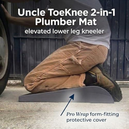 Uncle ToeKnee 2-in-1 Plumber Mat & Kneeling Pad