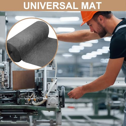 150' L x 30" W Absorbent Mat Roll, Heavyweight Oil and Watter Pads Absorbs | up to 40.2 Gallons, Polypropylene Meltblown Maintenance Absorbent Bonded Roll, for Protecting Home Garage Basement - size: 30in*150ft