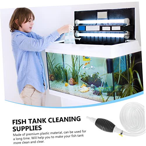 1set Portable Transfer Siphon Pump for Cars Manual Pump Kit for Oil Water Liquids for Fluid Transfer Petrol Resistant Hose Clips