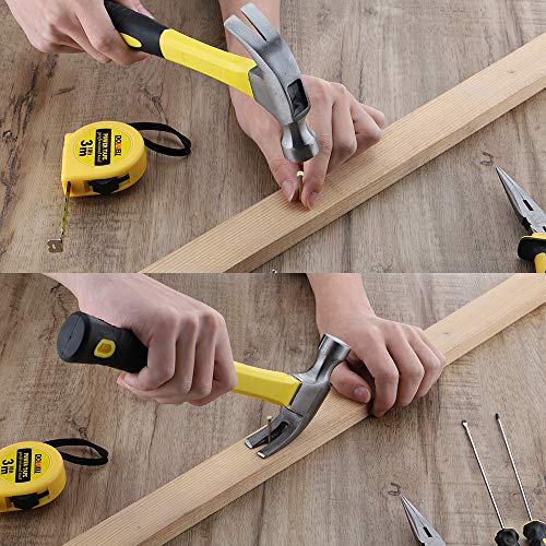 DOWELL 24 pcs Homeowner Tool Set, Home Repair Hand Tool Kit | with Portable Zipper Tool Bag - size: 24PCS