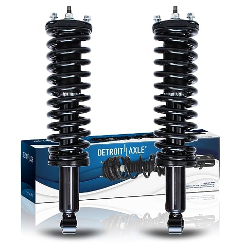 Detroit Axle - 2 Front Struts for 1995-2004 Toyota 4WD Tacoma | 1998-2004 Tacoma 2WD PreRunner - Exc. Crew Cab Complete Struts w/Coil Spring 1996 1997 1999 2000 Replacement Strut Shock - size: 171352L_171352R-DA/PAIR
