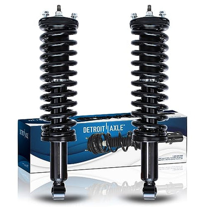Detroit Axle - 2 Front Struts for 1995-2004 Toyota 4WD Tacoma | 1998-2004 Tacoma 2WD PreRunner - Exc. Crew Cab Complete Struts w/Coil Spring 1996 1997 1999 2000 Replacement Strut Shock - size: 171352L_171352R-DA/PAIR