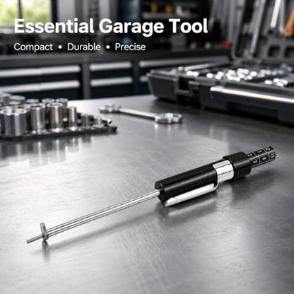 Brake Pad Thickness Gauge, Car Brake Pad Detection Pen Scale, Tire Tread Depth Gauge, Brake Pad Measuring Tool with 1.5mm Scale for Internal External, Car Accessories