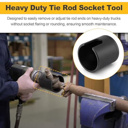 Heavy Duty Tie Rod Socket,Tie Rod Adjustment and Removal Tool for Class 6 – 8 Transportation Trucks & Equipment, 10353