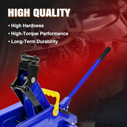 2 Ton Horizontal Hydraulic Jack Handle - Floor Jack Hydraulic Bottle Big Red Vertical Car Handle Replacement Use for Car Jack Accessories