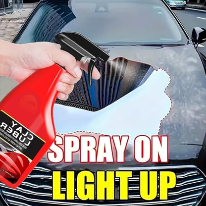 Heavy Duty Car Clay Bars Auto Detailing Clay Luber Synthetic Lubricant Kit，4 Pcs Auto Detailing Clay Bar，10 Pack Clay Lubricant Sheets & Microfiber Towel – Safe Deep Clean, Remove Contaminants