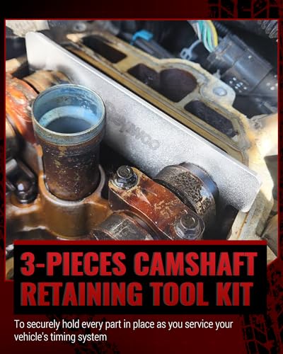 Reywoo Camshaft Retaining Timing Kit, EN48383 EN46105 Camshaft Holding Tool | Compatible with GMC Chevy Cadillac Buick Pontiac Saturn for V6 2.8L 3.0L 3.6L Engines; Premium 1045 Steel, Zinc Plated
