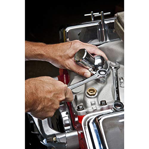 GEARWRENCH 16 Piece Ratcheting Combination Wrench Set with Tray | Metric | 9416 (Pack of 5) - size: Medium (Pack of 5), style: 16 Piece Metric