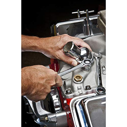 GEARWRENCH 16 Piece Ratcheting Combination Wrench Set with Tray | Metric | 9416 (Pack of 5) - size: Medium (Pack of 5), style: 16 Piece Metric