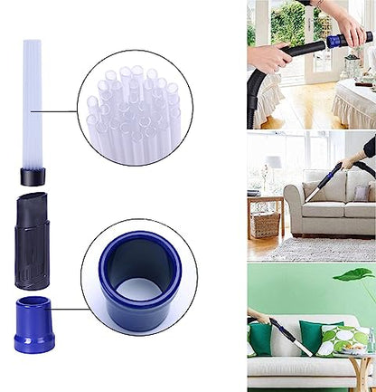10 Pcs Universal Vacuum Attachments for Shop Vac Accessories - 2 1/2" to 1 1/4" Hose Adapter for Shop Vac, 1 7/8" to 1" Vacuum Hose Adapter, 1 1/4" Vacuum Floor Brush Flexible Crevice Tool(M 10 Pcs) - size: M 10 Pcs
