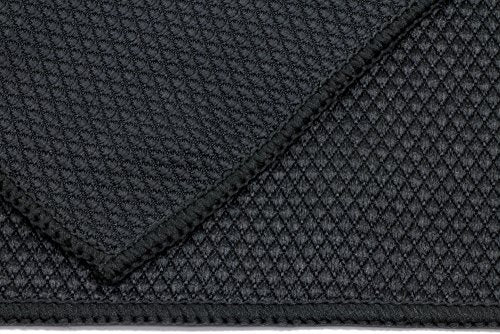 Autofiber Diamond Glass Microfiber Window and Chrome Towel (16 inch x 16 inch) - Pack of 4, Black - color: Black, size: 4 pack