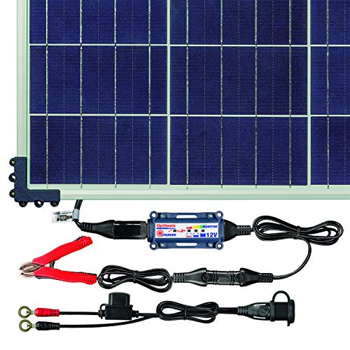 OptiMATE SOLAR + 80W Solar Panel, TM-523-8, Solar Pulse Charger, Tester & Maintainer for 12V batteries, with 80W solar panel - style: OptiMATE Solar 12V charge controller with 80W Solar Panel