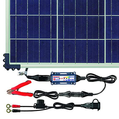 OptiMATE SOLAR + 80W Solar Panel, TM-523-8, Solar Pulse Charger, Tester & Maintainer for 12V batteries, with 80W solar panel - style: OptiMATE Solar 12V charge controller with 80W Solar Panel