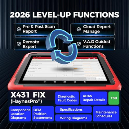 2026 NEW LAUNCH X431 PROS V5.0 Bidirectional Scan Tool, Free Update, ECU Online Coding, CANFD&DOIP, FCA AutoAuth, V.A.G Guide, 37+ Reset for All Cars, OEM Full System Car Scanner - style: X431 PROS V5.0