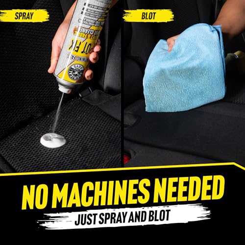 Chemical Guys Lightning Fast Carpet Spot Cleaner With Carpet Drill Brush Attachment, Fabric Stain Extractor Interior Cleaning System For Car Carpets, Seats, Floor Mats And Upholstery - 18 Fl Oz - size: KIT With Drill Brush