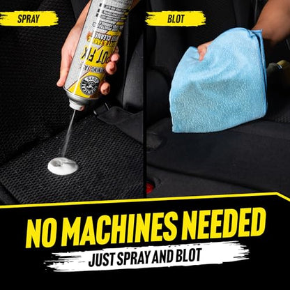 Chemical Guys, Lightning Fast Carpet Spot Cleaner, Aerosol, 18 oz, 2 Pack | Aerosol spot cleaner tackles coffee, soda and pet messes on carpet, seats and mats, spray, agitate and blot, 2pk - size: 18 Fl Oz (Pack of 2)