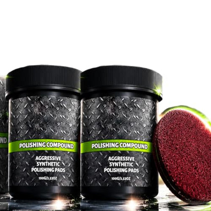 Ultracut Polishing Compound,Surface Restoration Polish With Pad,Multi-Surface Scratch Remover,Ultracut Surface Restoration Polish With Pad (2PC) - color: 2PC