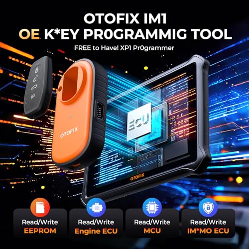 OTOFIX All System Diagnostic Scan IM1 with Pr0*Grammer Tool XP1, Bidirectional Diagnostic Scanner, Ke*y IM/M0 Tool for car, Report Management, 3000+ Active Tests, 40+ Services