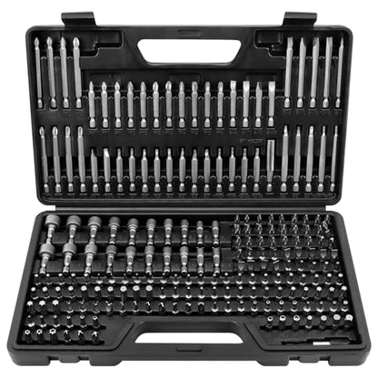 TOMMARS 208-Pc Master Screwdriver Bit Set | Clutch, Hex, Phillips, Slotted, Spanner, Spline, Square, Torq-Set, Torx, Tri-Wing,S2 Steel, 1/4" Hex Shank Bits - style: 208 Pc Screwdriver Bits Set