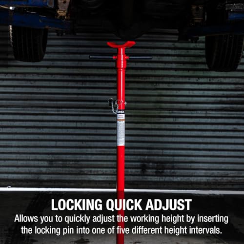 SUNEX TOOLS 6813 1,500 LBS. Quick Adjust Underhoist Stand - size: Quick Adjust