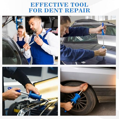 Zonon 9 Piece 5 lb Sliding Hammer Dent Puller, Body Repair Tool Set, Used to Repair Hail Dents and Creases, Suitable for Metal Surfaces of Cars and Refrigerators