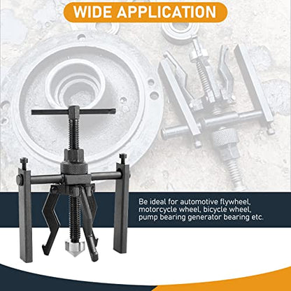 ATPEAM 3 Jaw Inner Bearing Puller - Heavy Duty Pilot Bearing and Bushing Removal Tool for Cars and SUVs