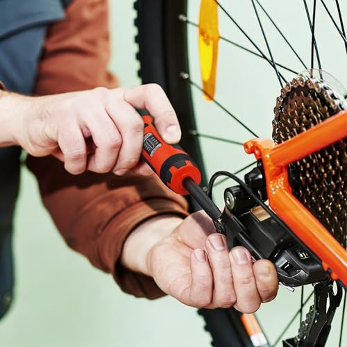 32 PCS 1/4" Drive Long Shank Torque Screwdriver, 10-80 Inch Pound Torque Screwdriver Set with S2 Bits and Socket Adapter for Maintenance, Tools, Bike Repairing and Mounting - size: 10-80 in.-lb. L