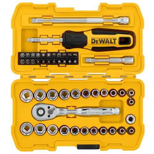 DEWALT 1/4" Drive 50 Pc Mechanics Tool Set (DWMT45422) - style: NEW 1/4" 50 Piece Set