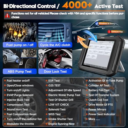 XTOOL D9S Topology Mapping OBD2 Scanner, Wireless ECU Coding & Bidirectional Automotive Diagnostic Scan Tool, PMI for Ford, AI-Assisted, 45+ Resets, 8 PIDs Live Data, FCA, Full System, 3-Year Updates