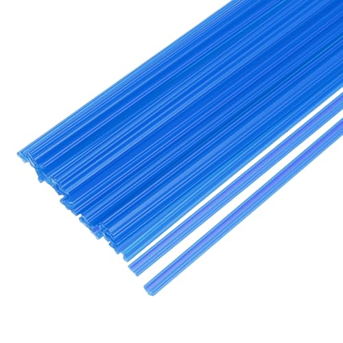 MECCANIXITY 30pcs 8 Inch Plastic Welding Rods PP Welding Strips Welder Rods for Car Bumper, Kayak Repair, Plastic Welder, Blue - color: Blue, size: 8 Inch