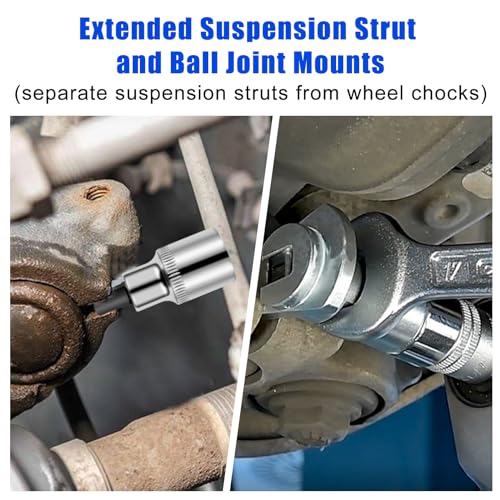 Car Hydraulic Shock Absorber Removal Tool Universal Arm Swing Suspension Separator Steel Sheephorn Separator Tool Shock Absorber Suspension Strut Ball Joint Removal