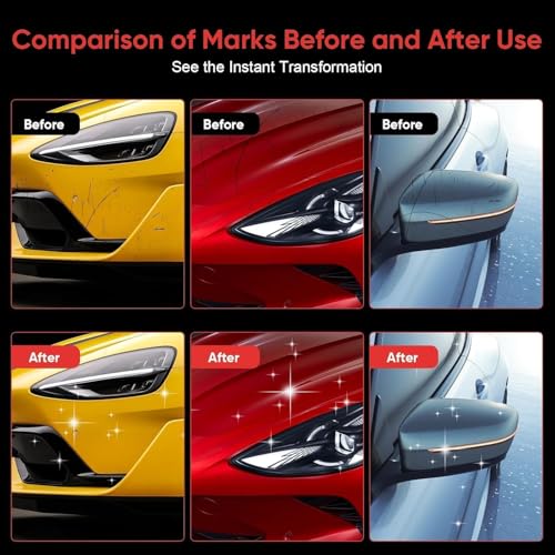 Nanopolix Scratch Remover for Vehicles - 2026 Upgrade Car Cloth Scratch Remover, Quick Fix Removal Paste for Deep Scratch Repair, All Paint Colors Polishing Kit