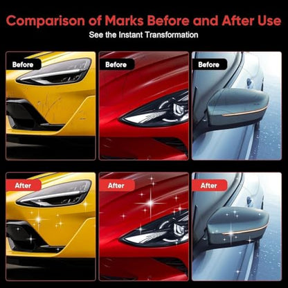 Nanopolix Scratch Remover for Vehicles - 2026 Upgrade Car Cloth Scratch Remover, Quick Fix Removal Paste for Deep Scratch Repair, All Paint Colors Polishing Kit