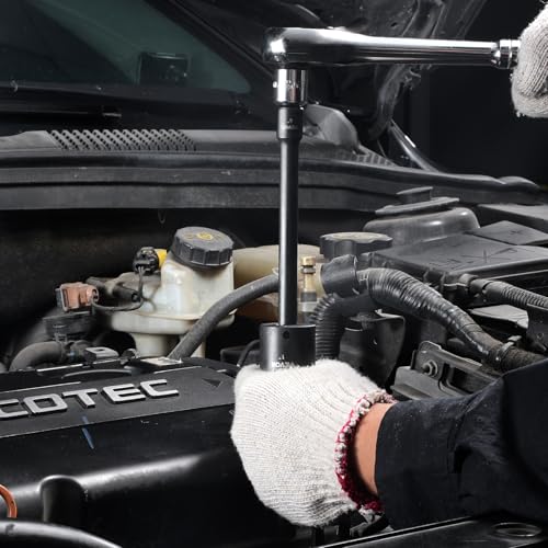 VEVOR 3/8" Drive Impact Socket Set, 29 Piece Shallow Socket Set SAE 3/8"-1" and Metric 8-22mm, 6 Point CR-V Alloy Steel for Auto Repair, Easy-to-Read Size Markings, Rugged Construction, Storage Case - style: 3/8" 29PCS CR-MO