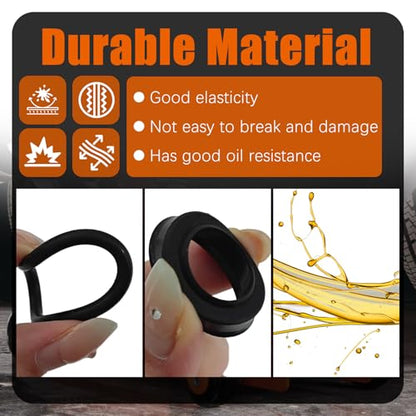 16PCS Hydraulic Jack Seal Kit,Professional Floor Jacks Oil Sealing Kitswith O Ring Seal & Oil Plug for Hydraulic Systems Sealing,3 Ton Floor Jack Parts Kit for Cars,SUVs,Truck