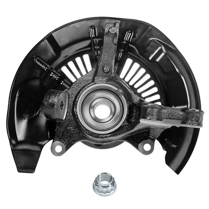 Detroit Axle - Front 4pc Steering Knuckles Kit for 10-15 Lexus RX350 RX450h, 08-17 Toyota Highlander, Steering Knuckles & Wheel Bearing Hubs Outer Tie Rods 2010 2011 2012 2013 2014 2015 Replacement - size: 4SU50508/Kit