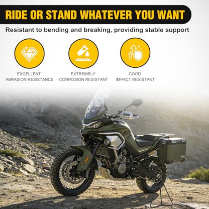 Nilight Dirt Bike Triangle Stand T-shaped Central Support Motorcycle Rear Wheel Paddock Stand for 80-500cc Supermoto Motocross Enduro Pit Bike - color: T-shaped Dirt Bike Triangle Stand