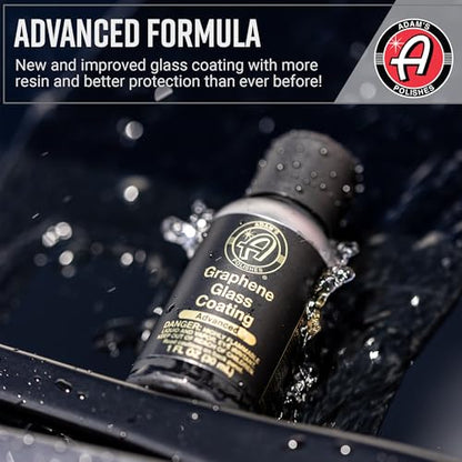 Adam's Advanced Graphene Glass Coating (30ml) - Advanced Hydrophobic Water Repellent - size: 30ml