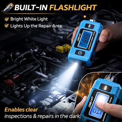 Automotive Circuit Probe Tester,Car Electrical Circuit Tester,20A 48V High-Precision Current Tester,for Fuse Wiring & Voltage Testing,Parasitic Battery Drain & Current Draw Diagnostic Tool