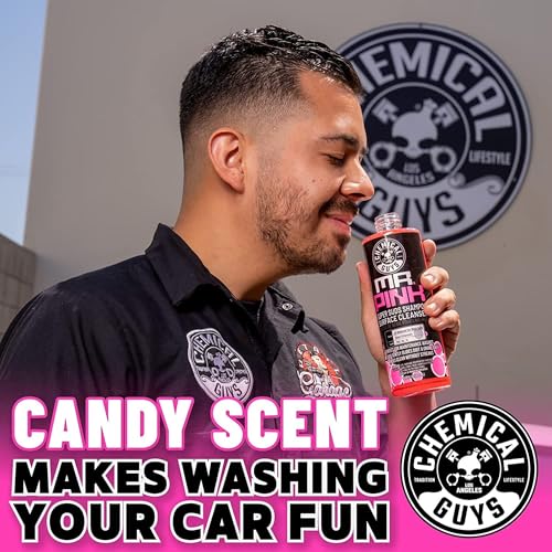 Chemical Guys, Mr. Pink pH-Balanced Car Wash Soap for Foam Cannons, 16 oz | Thick foaming suds lift dirt and grime in foam cannons, blasters or buckets, gentle on wax, sealant and ceramic - style: 16 Fl Oz