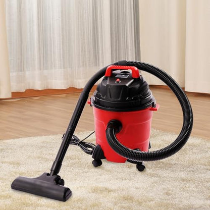 2.65 Gallon Wet Dry Shop Vac, Powerful Suction Shop Vacuum with Attachments, Portable Heavy-Duty Shop Vacuum 3 in 1 Function for House, Garage & Workshop