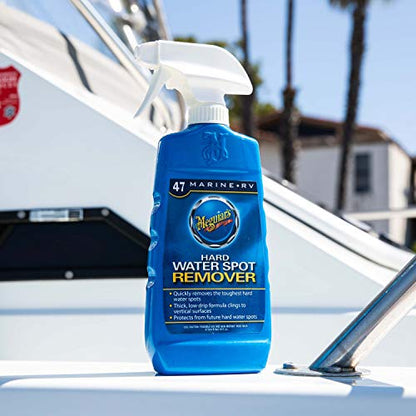 Meguiar's Marine/RV Hard Water Spot Remover M4716 - Hard Water Spot Remover For Boats and for RVs That's Easy to Use Spray - For RV and Boat Detailing - Remove Water Spots and Add Protection, 16 Oz - size: 16 Fl Oz (Pack of 2)